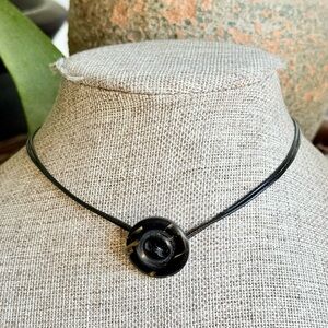 Grunge Button Choker